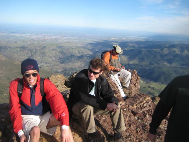 More of us atop the rock.