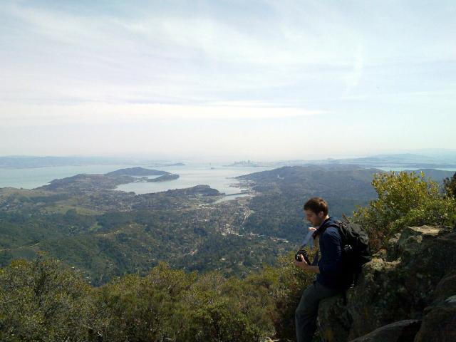 Peter.  You can see the Bay Bridge and SF in the distance.  While you can't see it in this picture, we could also see the Golden Gate from this vantage point.